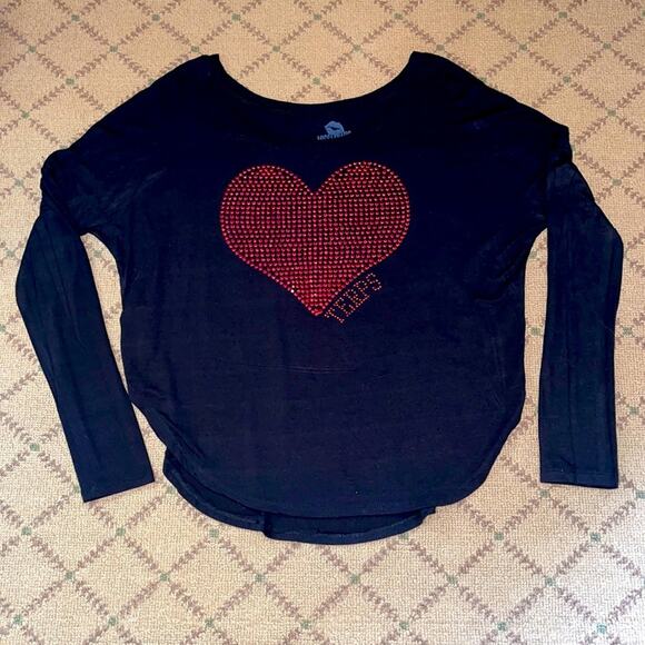 Miss Fanatics Maryland Terps shirt w crystals NWOT M - Picture 1 of 5